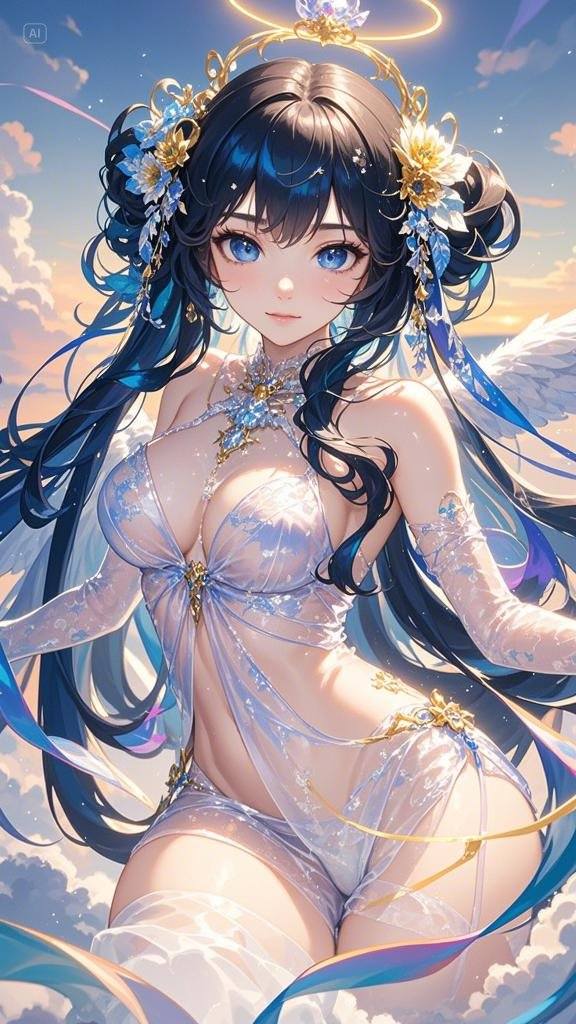 Ribbon Girl - Clouds - Deep Sea - Great Wall