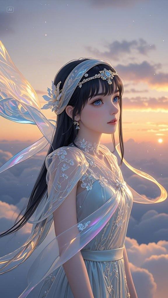 Ribbon Girl - Clouds - Deep Sea - Great Wall