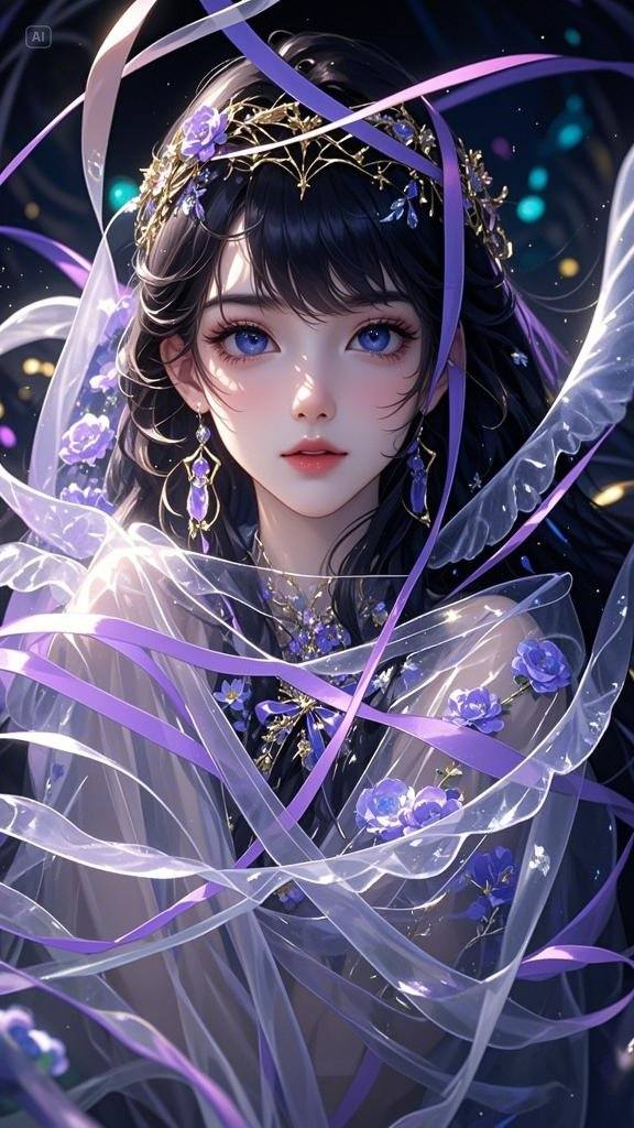 Ribbon Girl - Clouds - Deep Sea - Great Wall