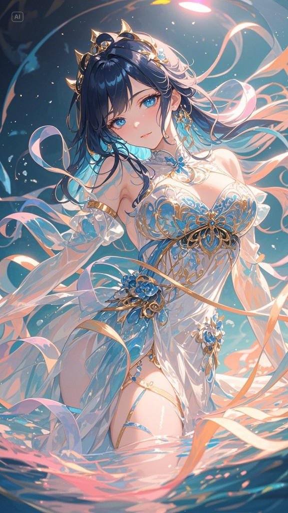 Ribbon Girl - Clouds - Deep Sea - Great Wall