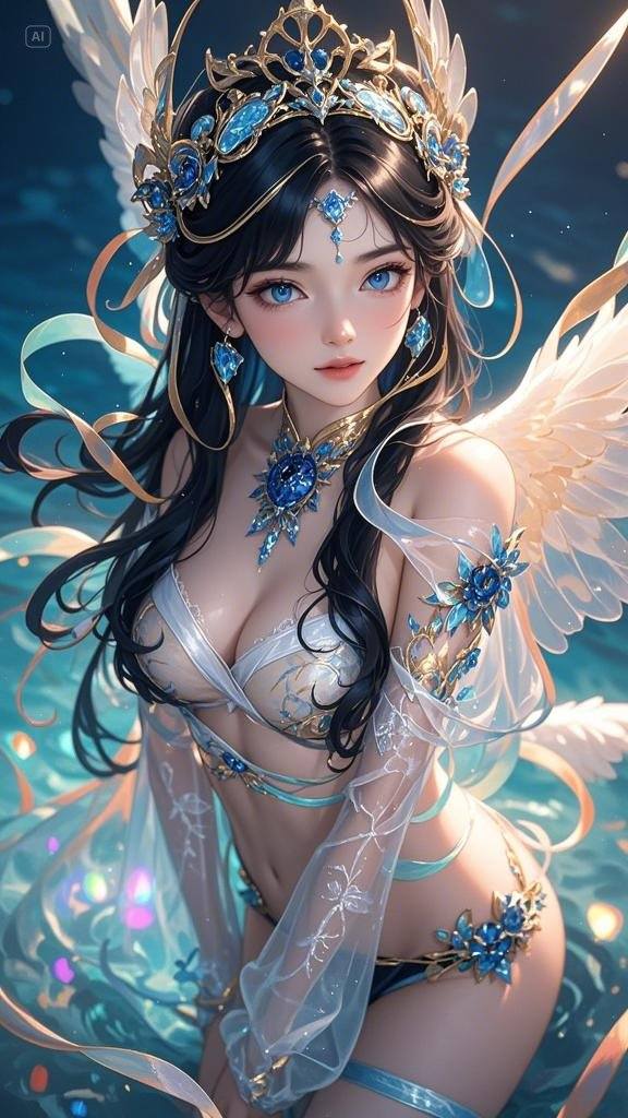Ribbon Girl - Clouds - Deep Sea - Great Wall
