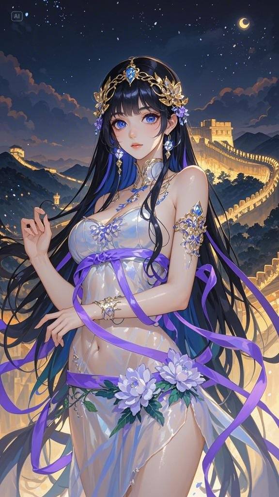 Ribbon Girl - Clouds - Deep Sea - Great Wall