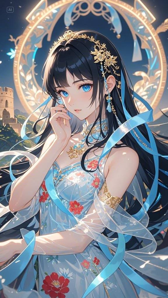 Ribbon Girl - Clouds - Deep Sea - Great Wall