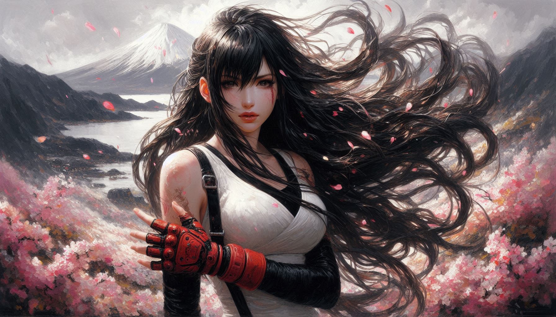 Tifa and 2B