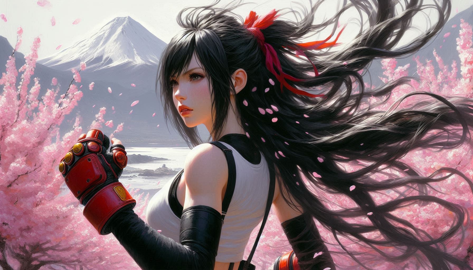 Tifa and 2B