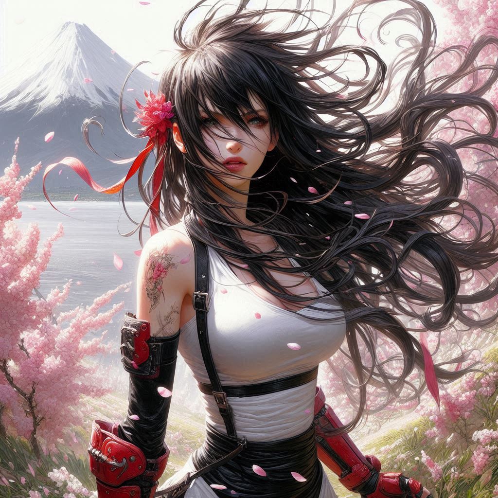 Tifa and 2B