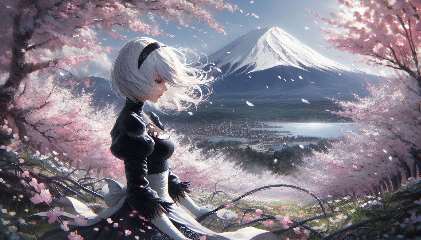 Tifa and 2B