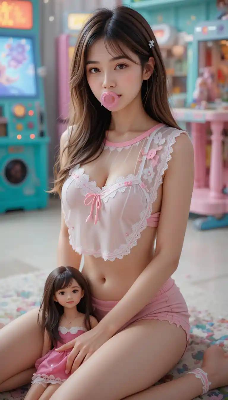 Playing Home Wine Barbie