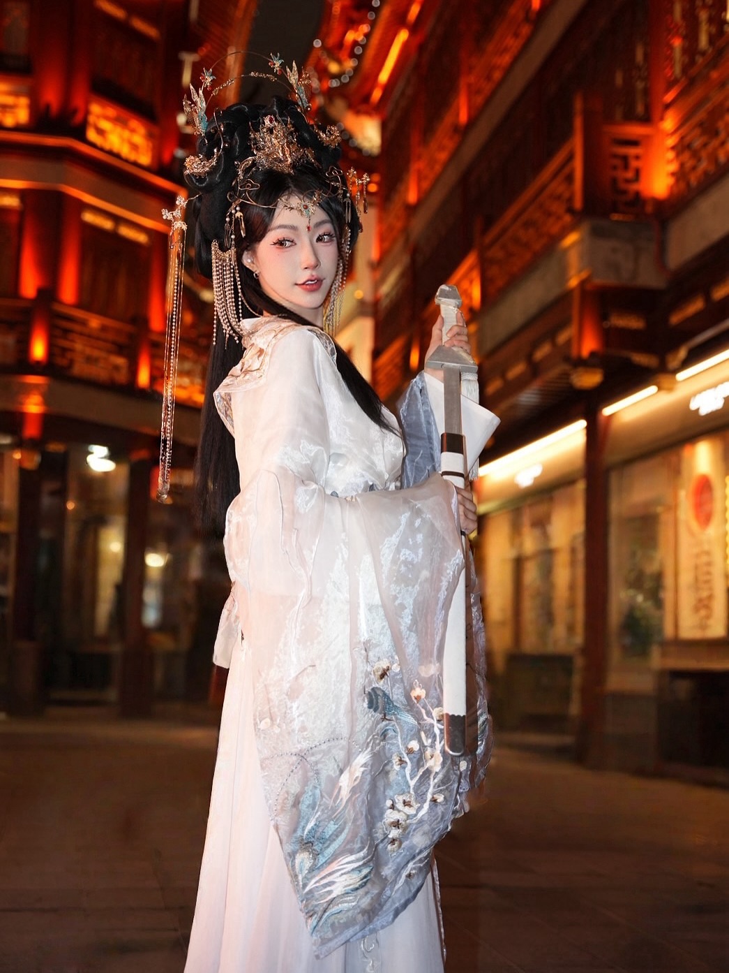 高雄叫小姐 飄哥古裝長笛仙氣 古典正妹