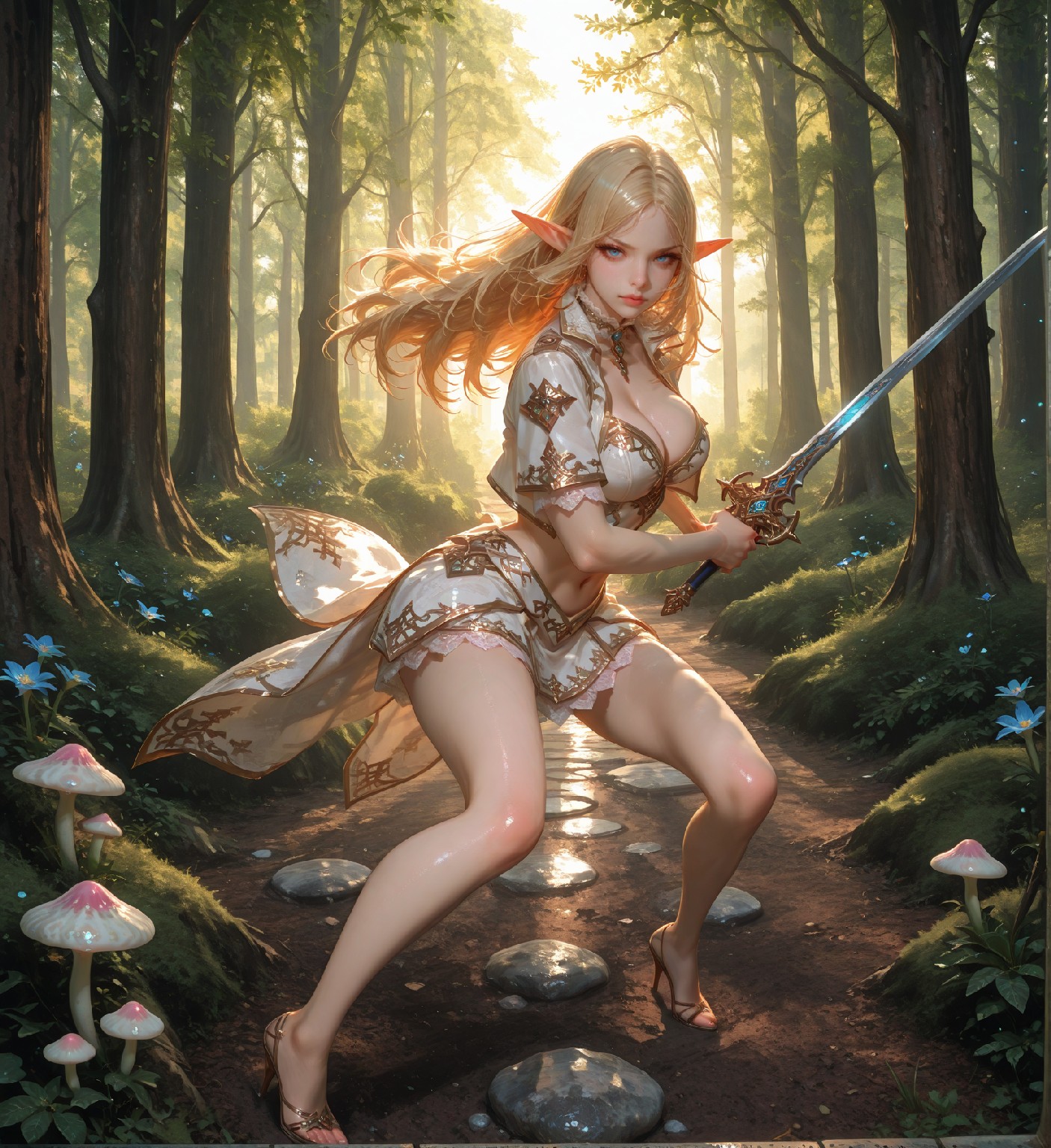 Mysterious Muse of the Light Elves