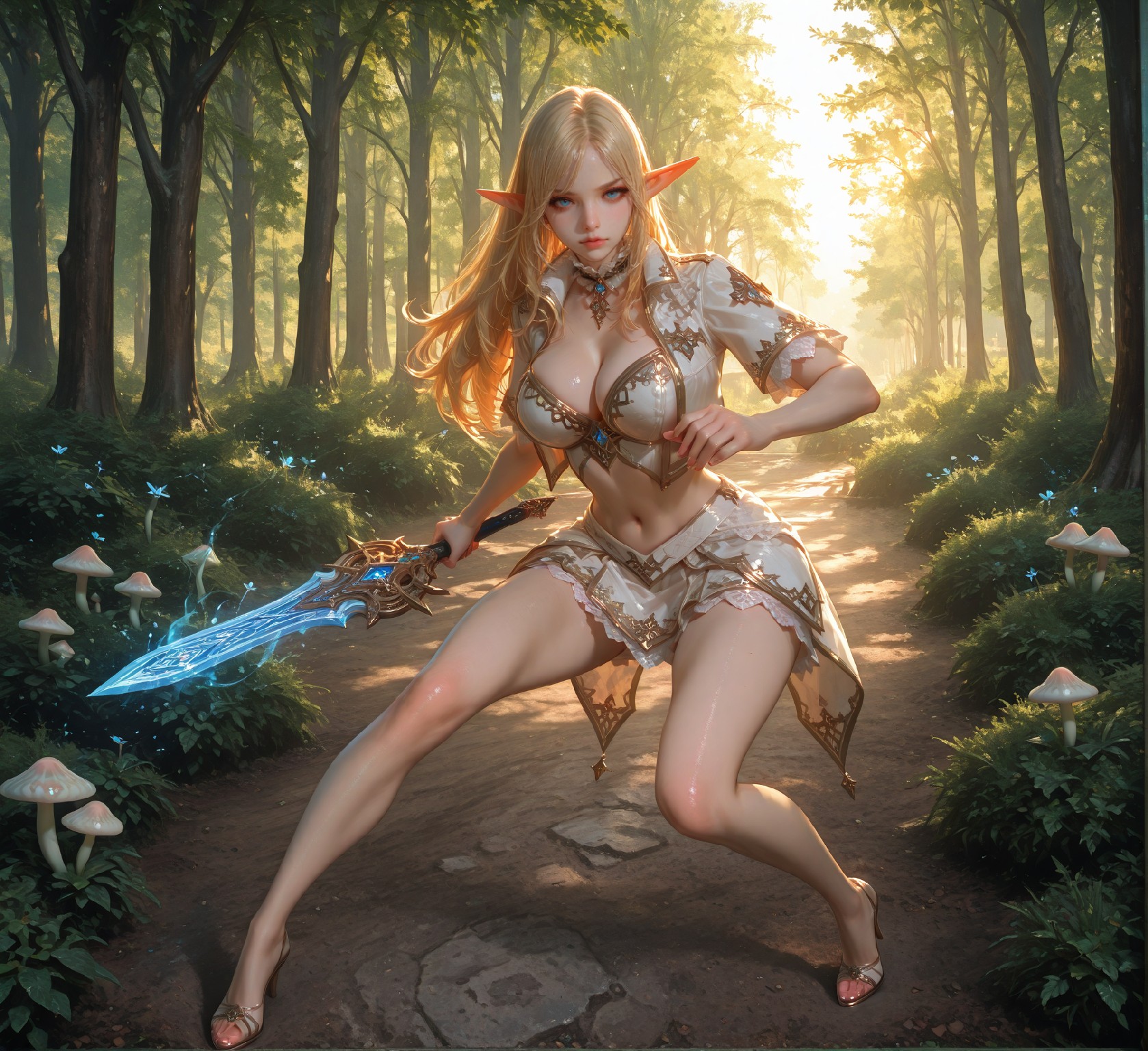 Mysterious Muse of the Light Elves