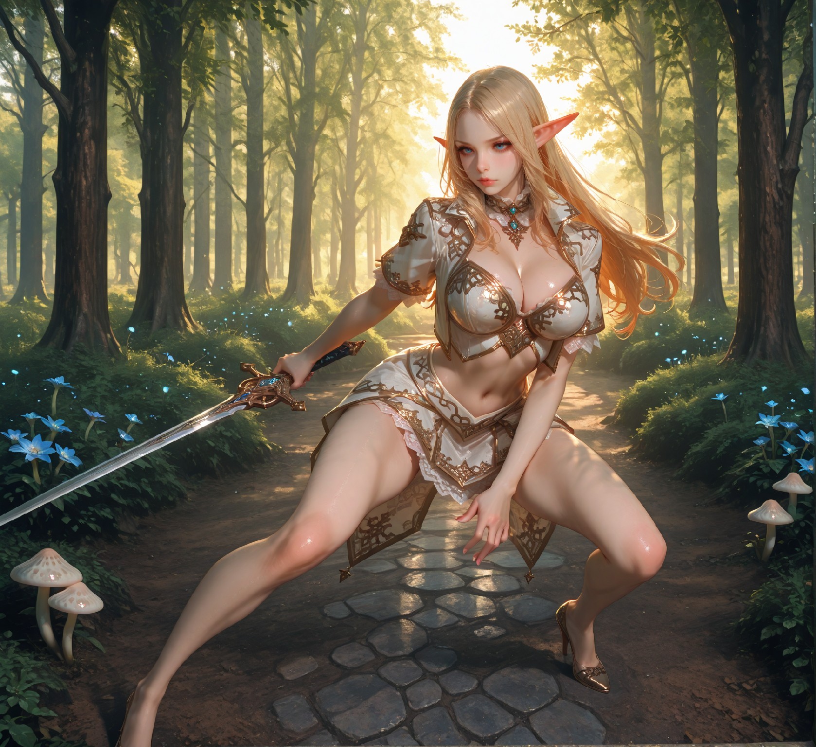 Mysterious Muse of the Light Elves