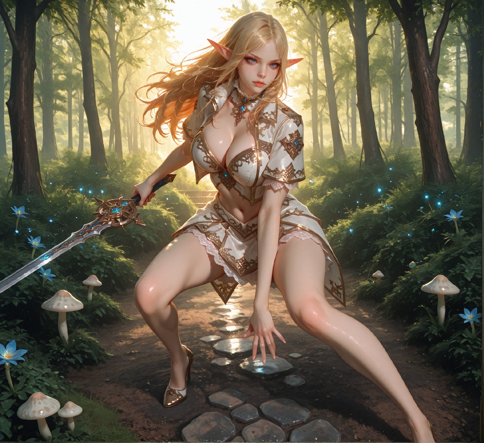 Mysterious Muse of the Light Elves