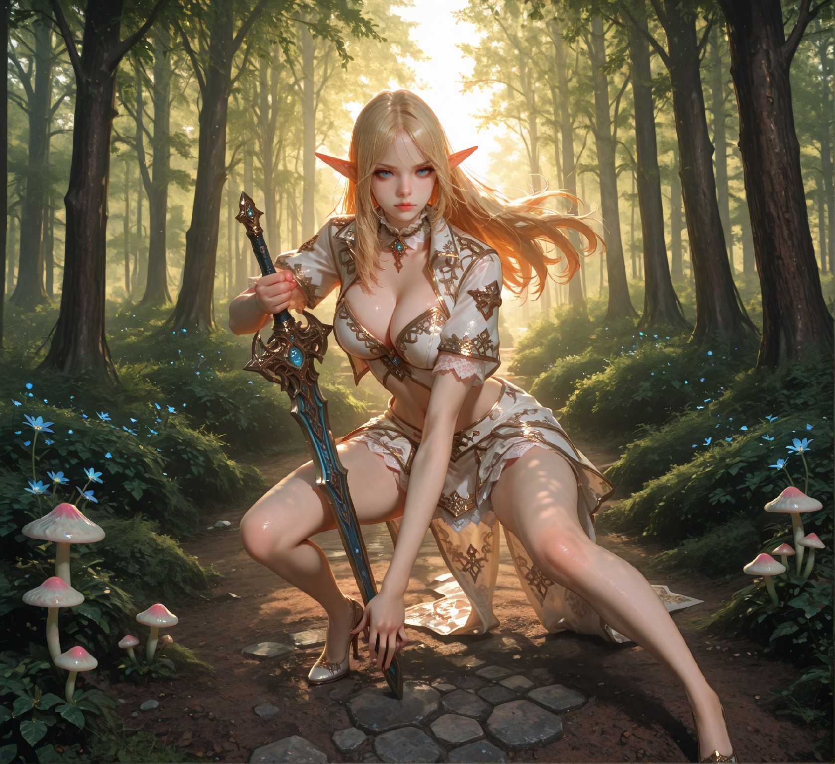 Mysterious Muse of the Light Elves