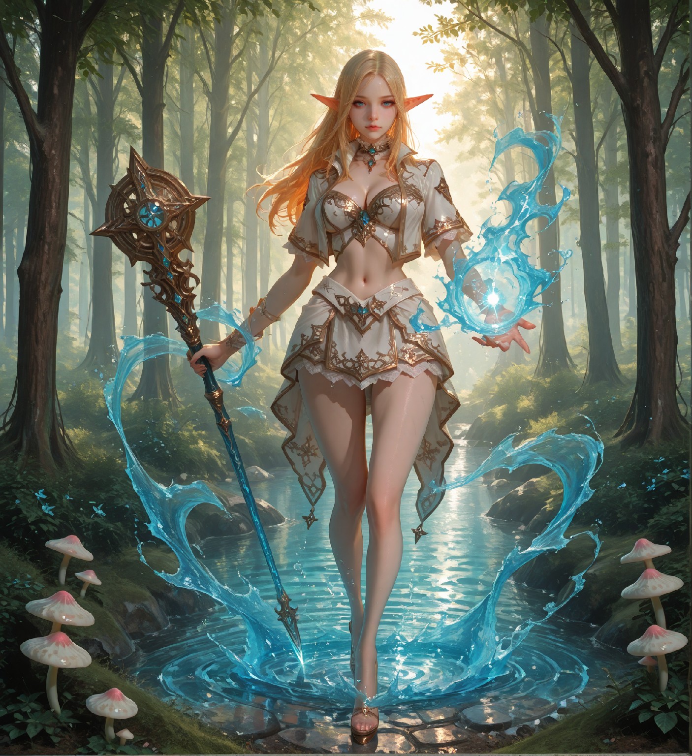 Mysterious Muse of the Light Elves