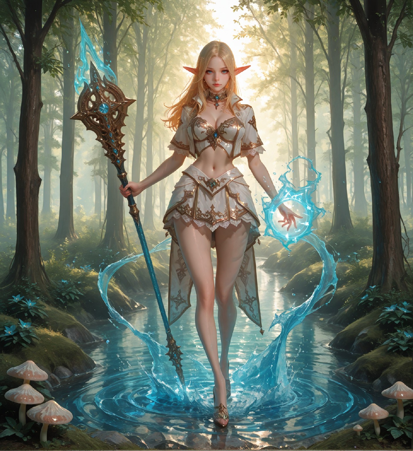 Mysterious Muse of the Light Elves