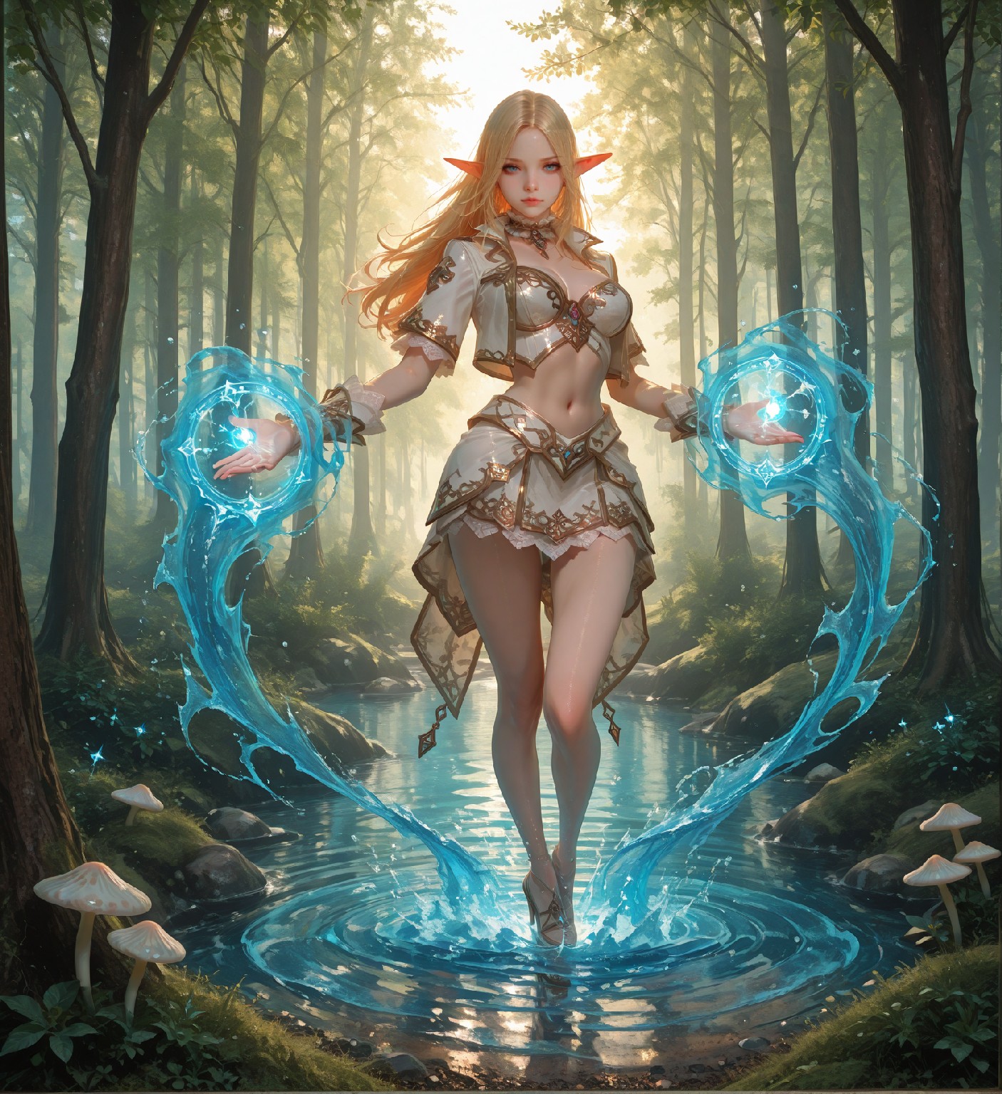 Mysterious Muse of the Light Elves