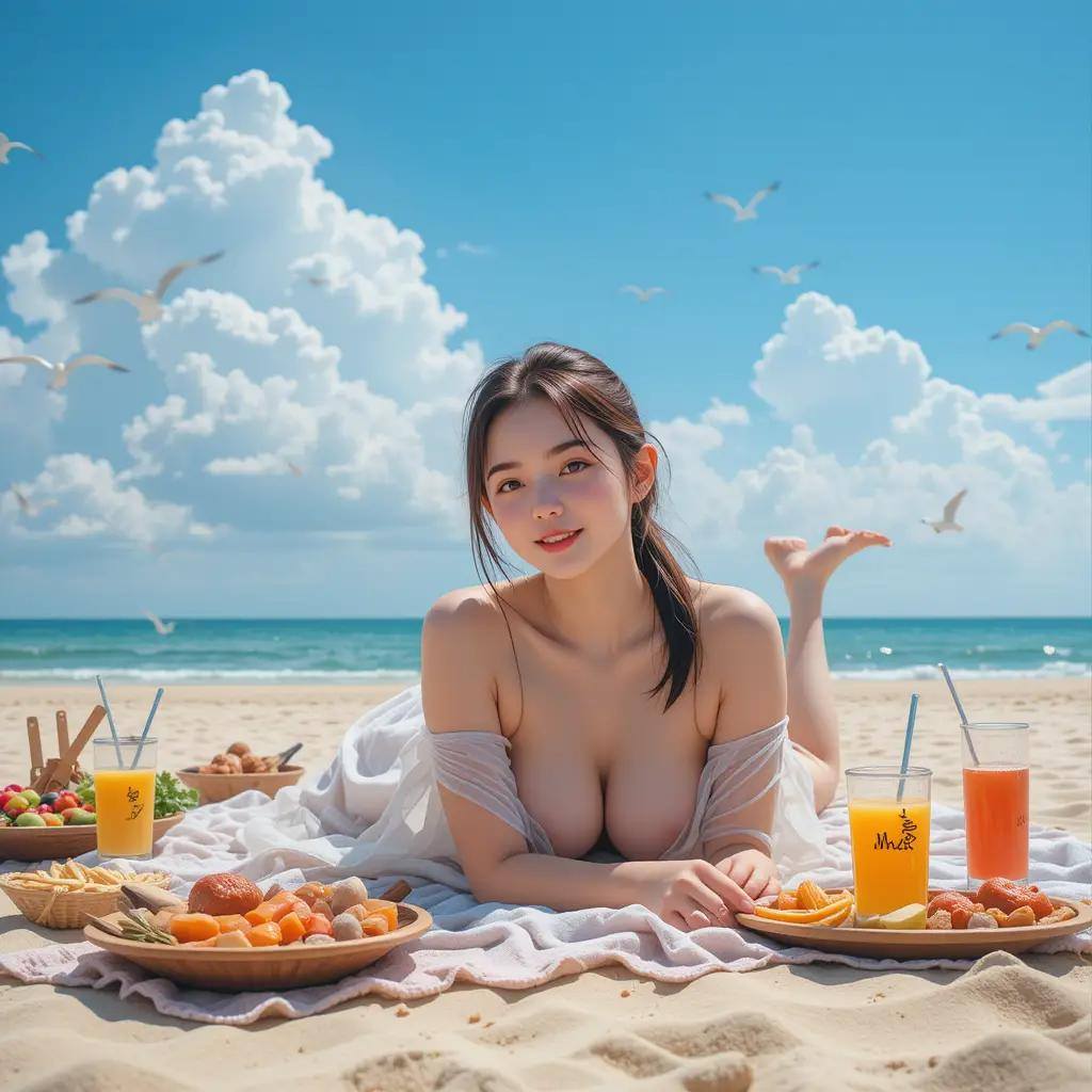 Beach picnic