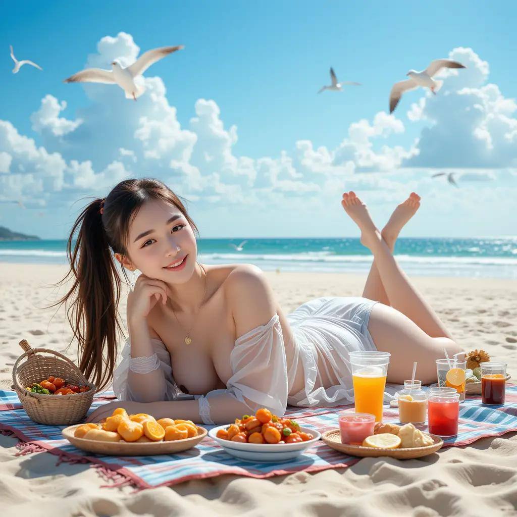 Beach picnic