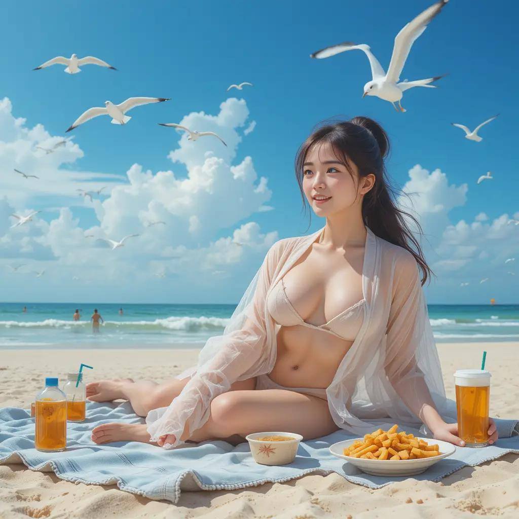 Beach picnic