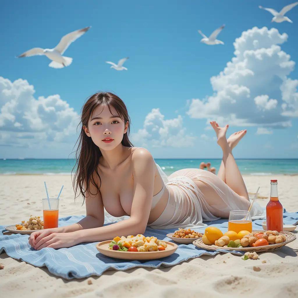 Beach picnic