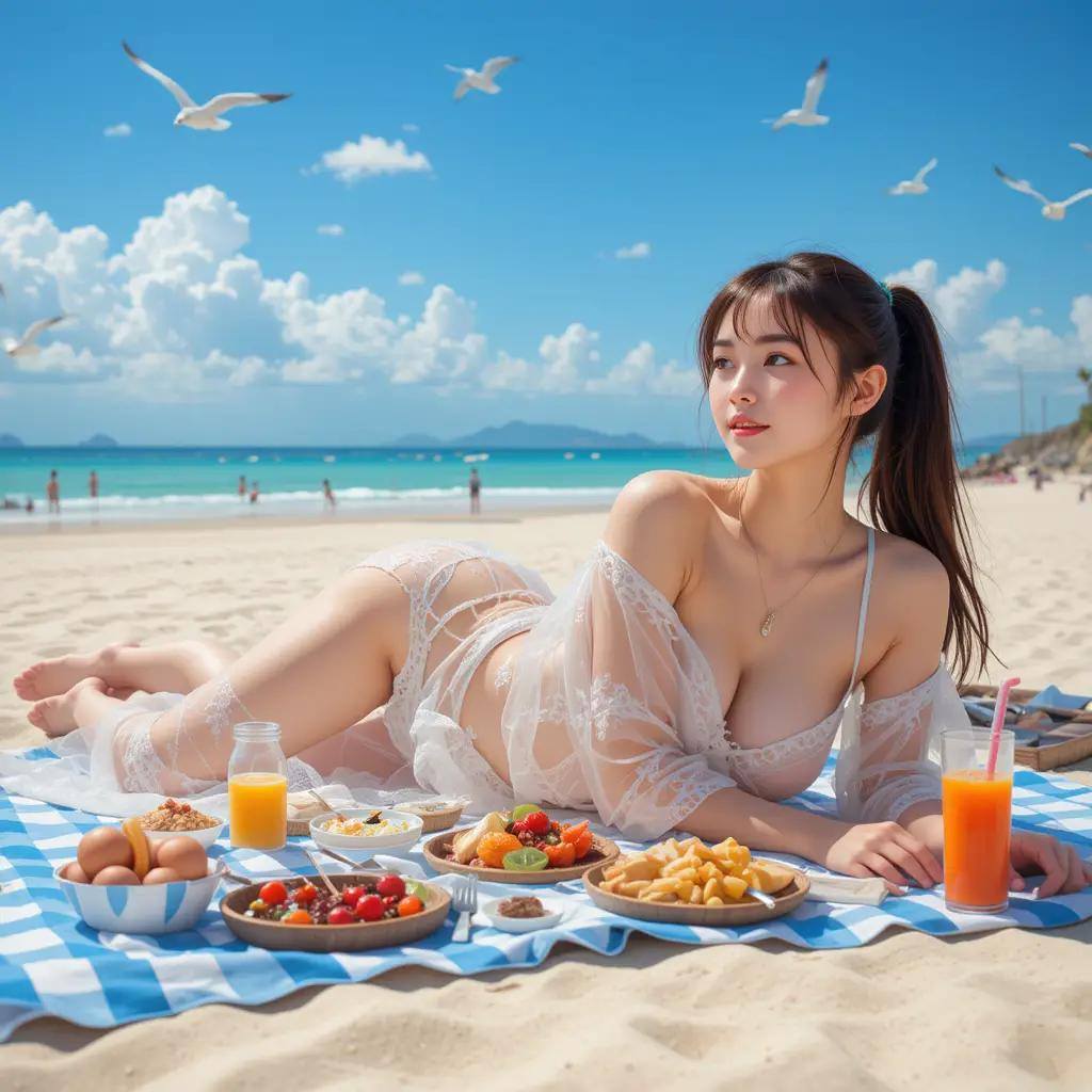 Beach picnic