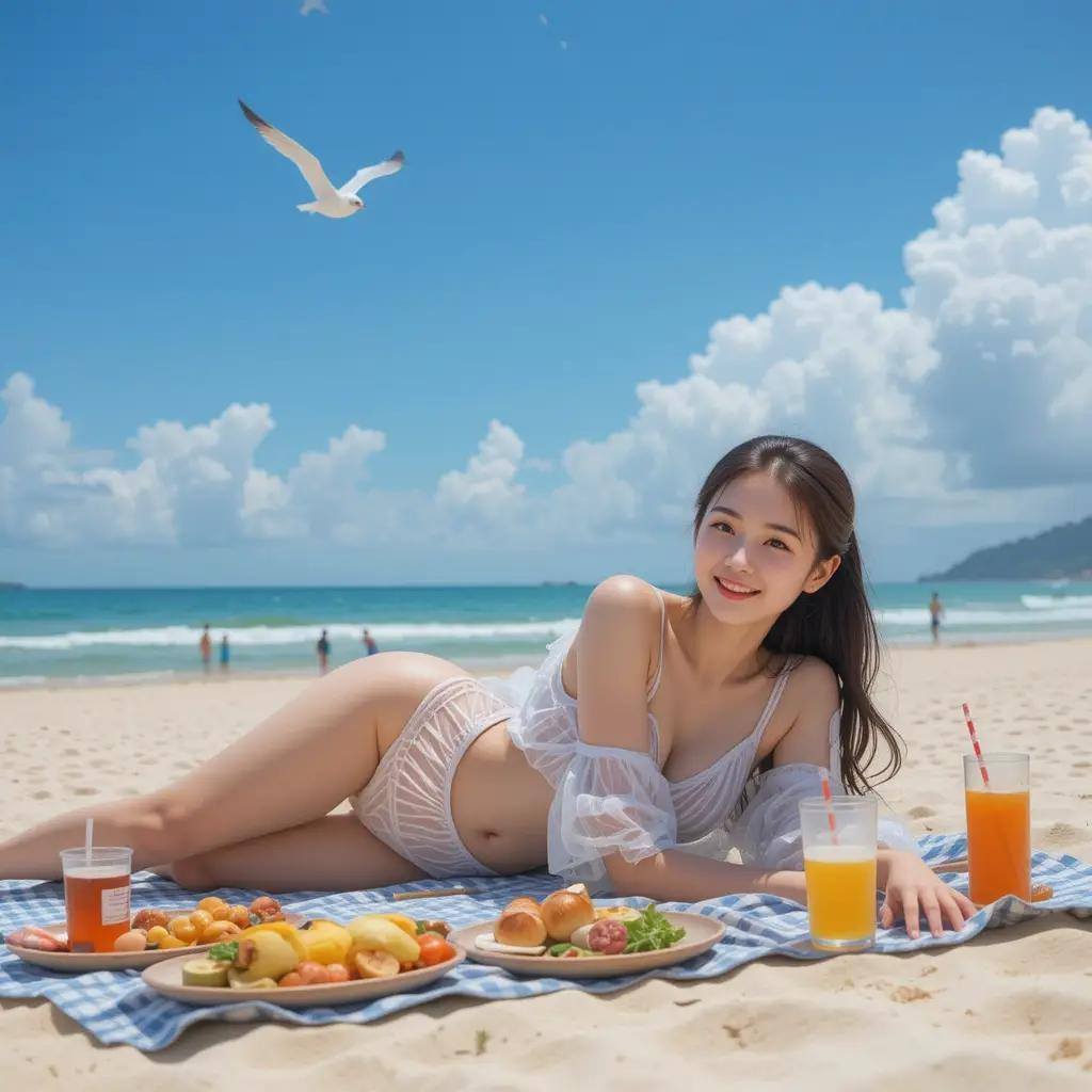Beach picnic
