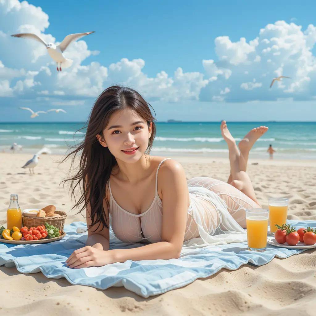 Beach picnic