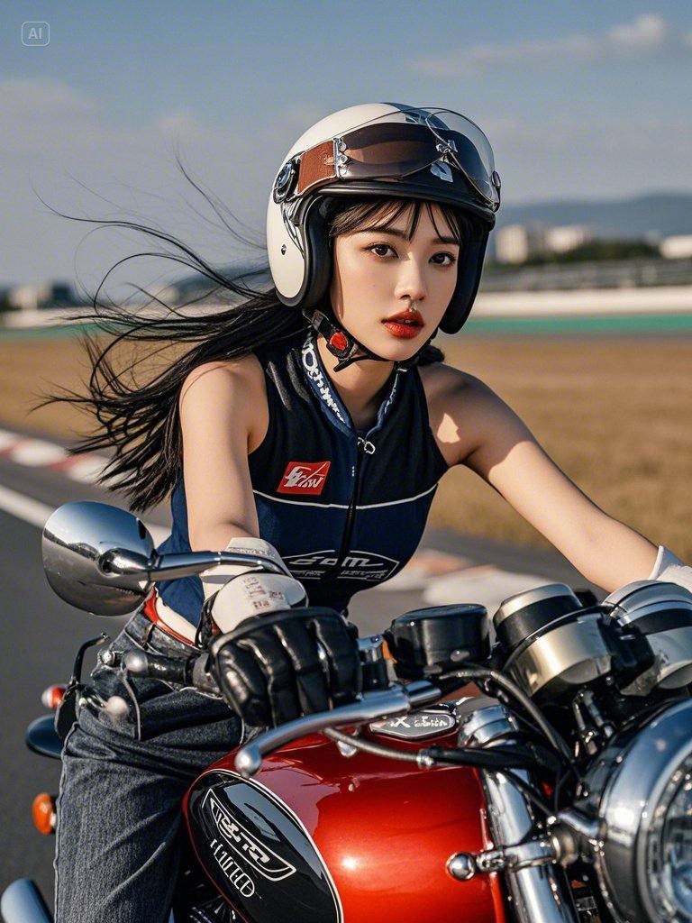 Female racing driver
