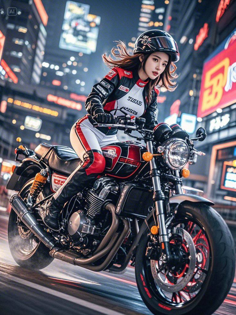 Female racing driver