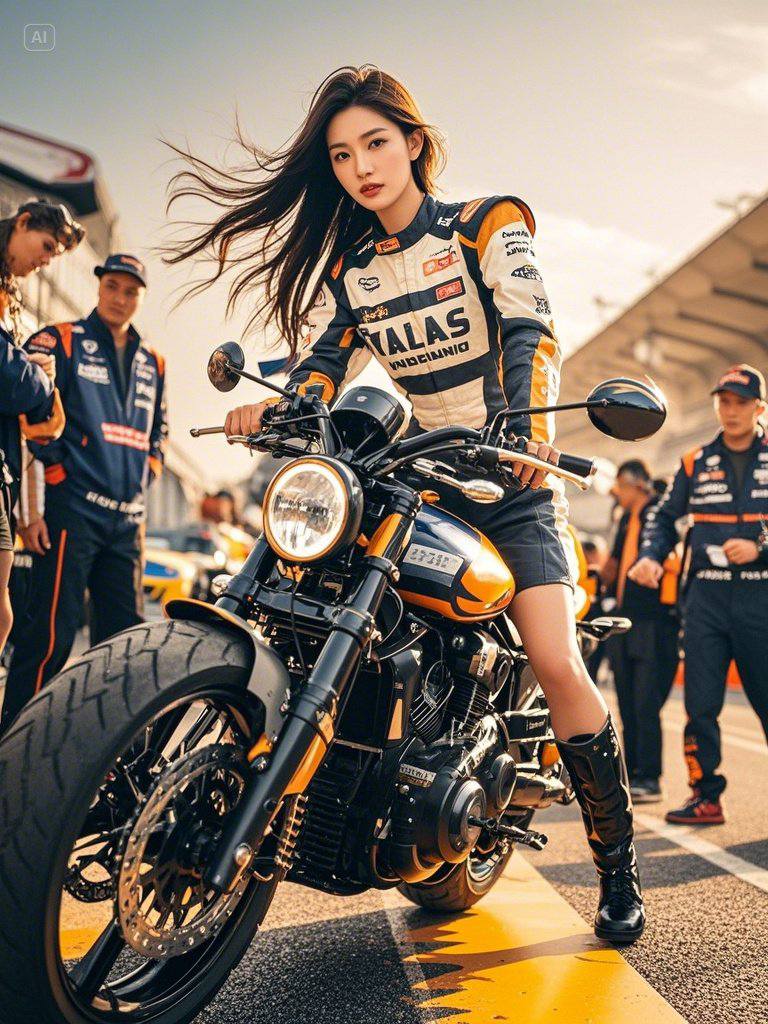 Female racing driver