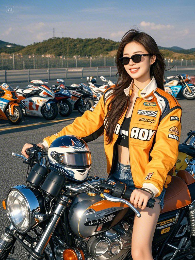 Female racing driver