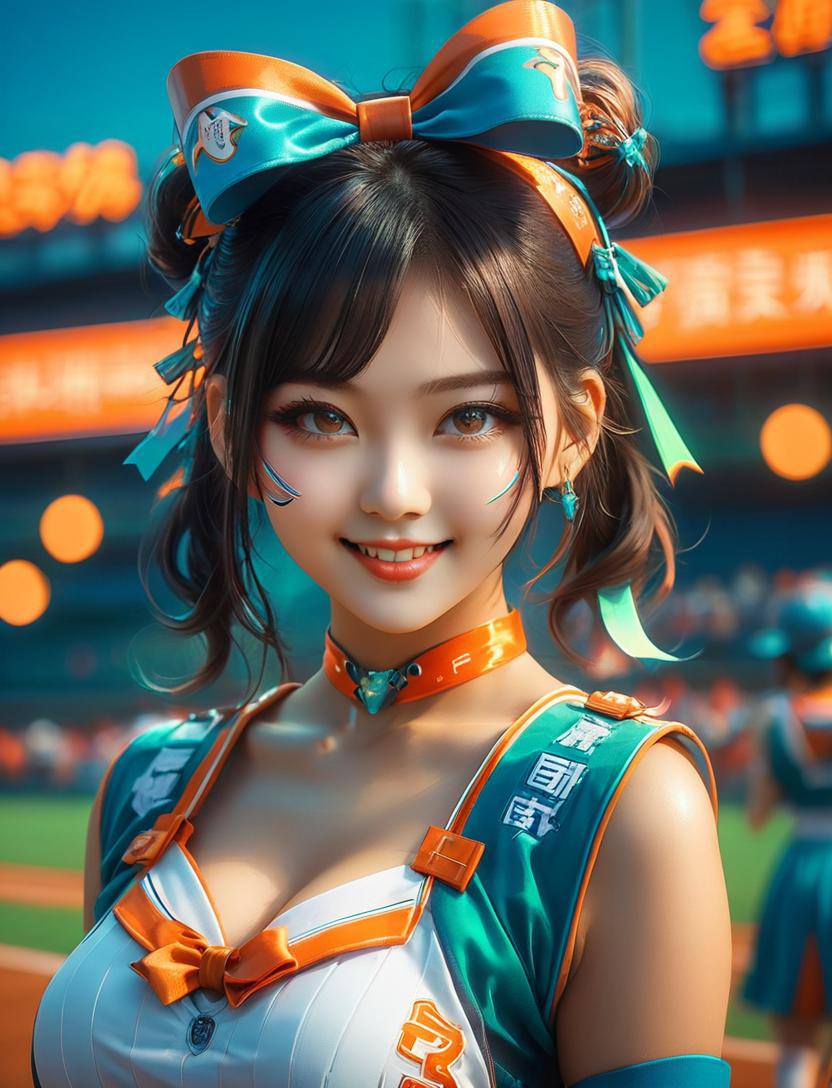 Cheerleaders in baseball