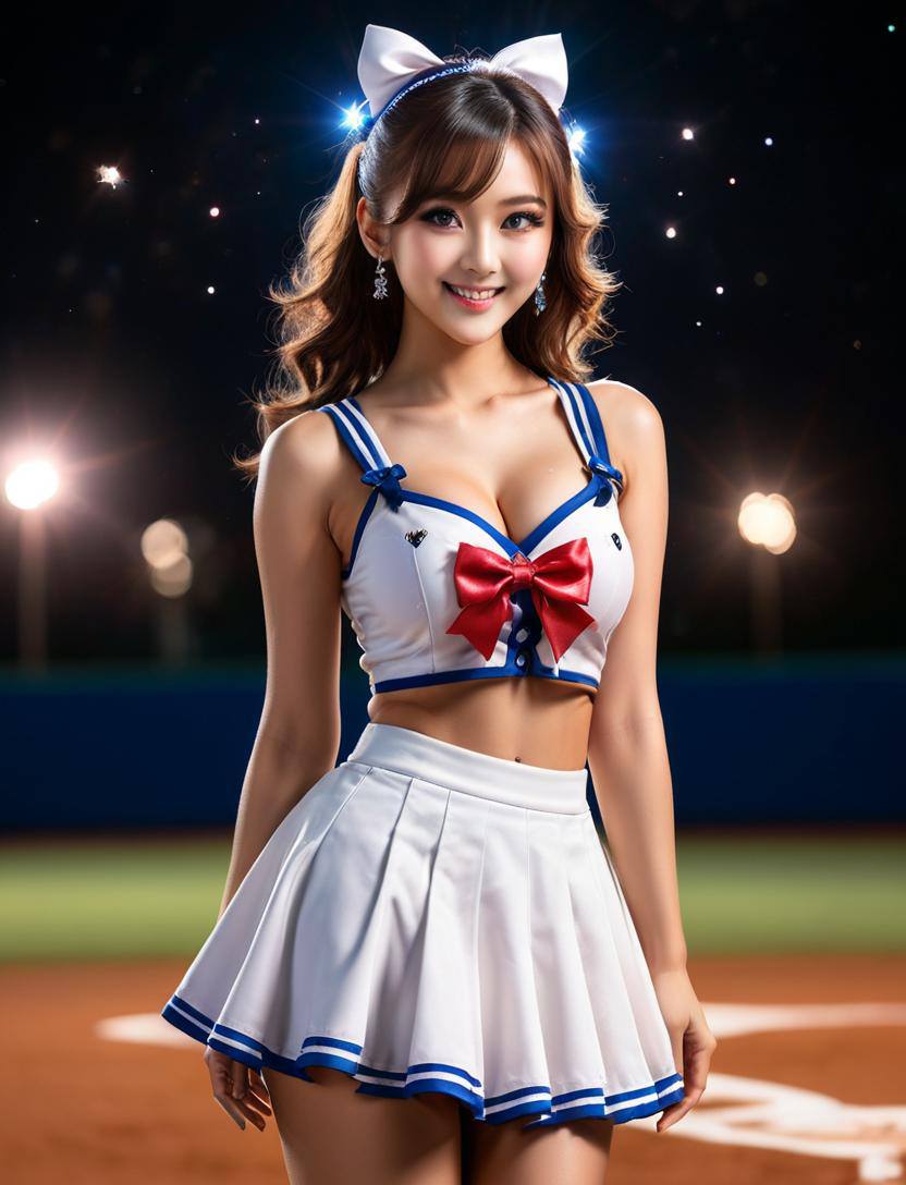 Cheerleaders in baseball