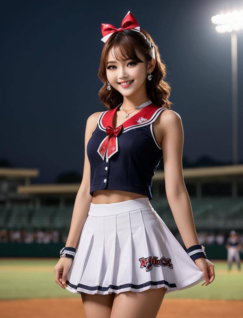 Cheerleaders in baseball