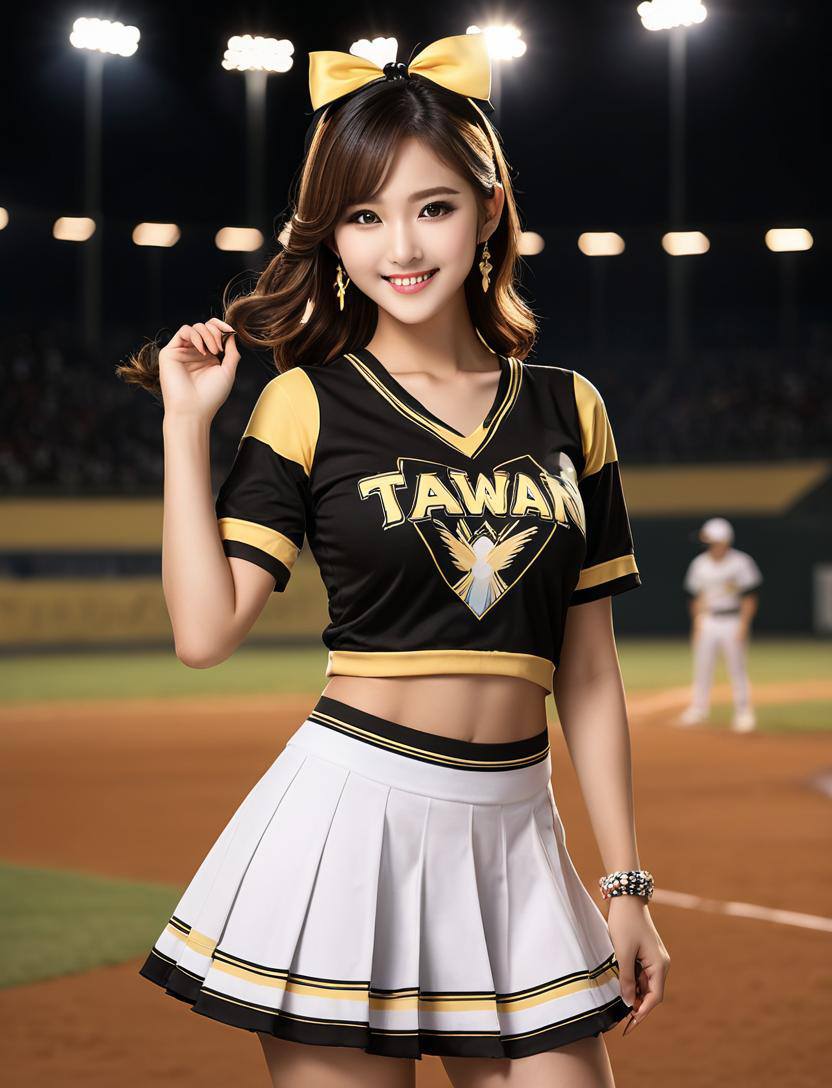 Cheerleaders in baseball