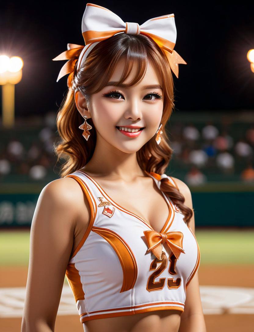 Cheerleaders in baseball