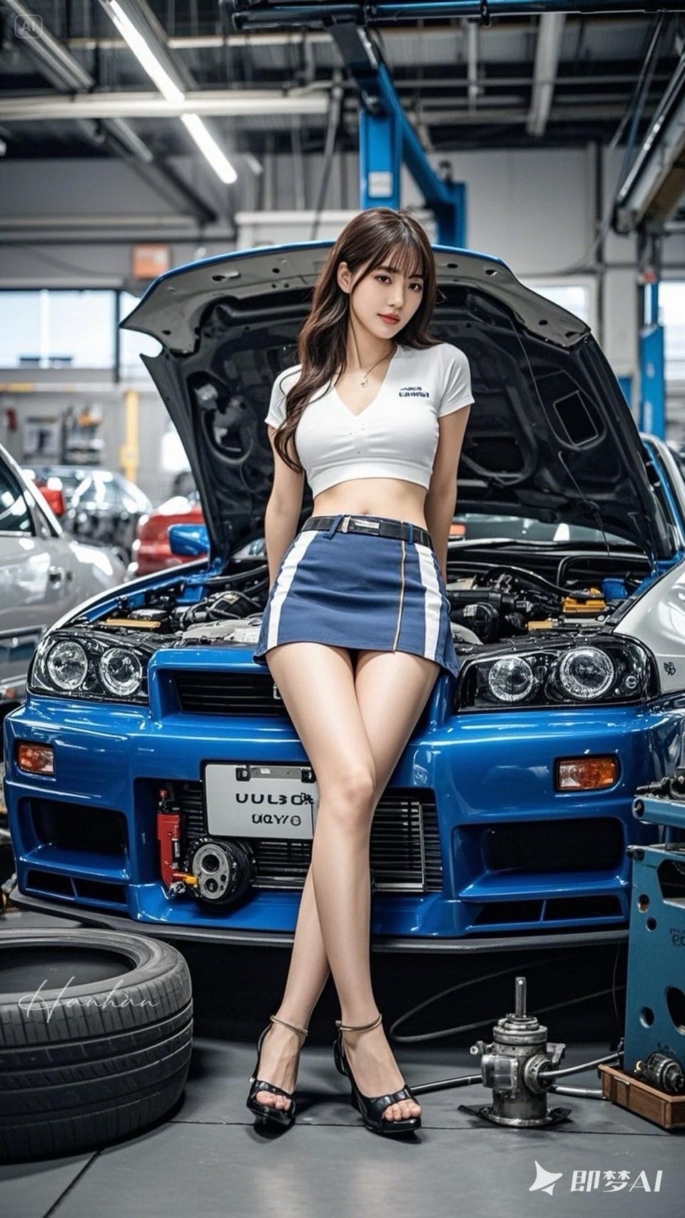 It wasn't the key that turned the engine on, it was the look in her eyes.