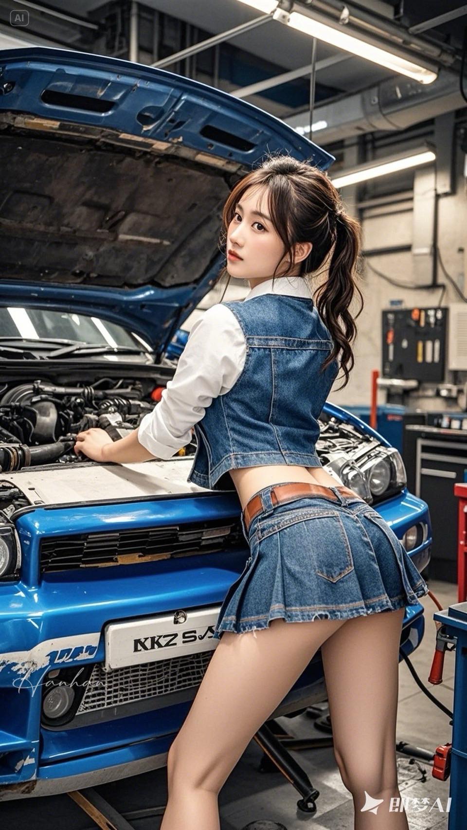 It wasn't the key that turned the engine on, it was the look in her eyes.
