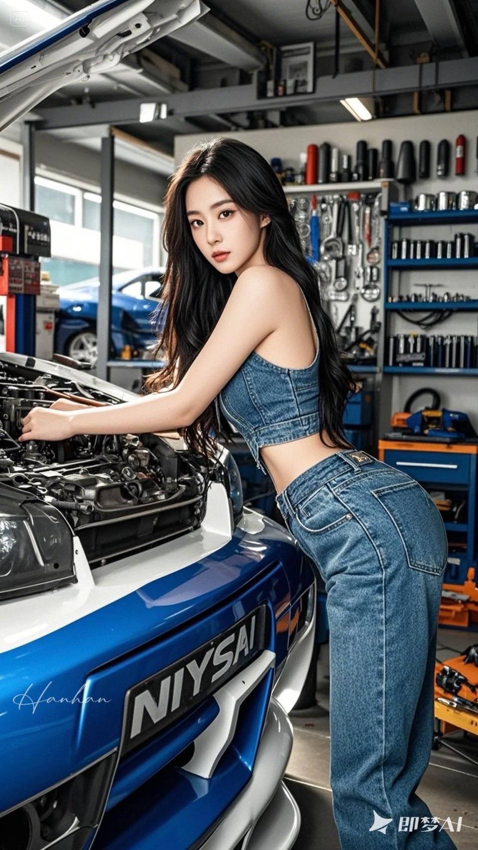 It wasn't the key that turned the engine on, it was the look in her eyes.