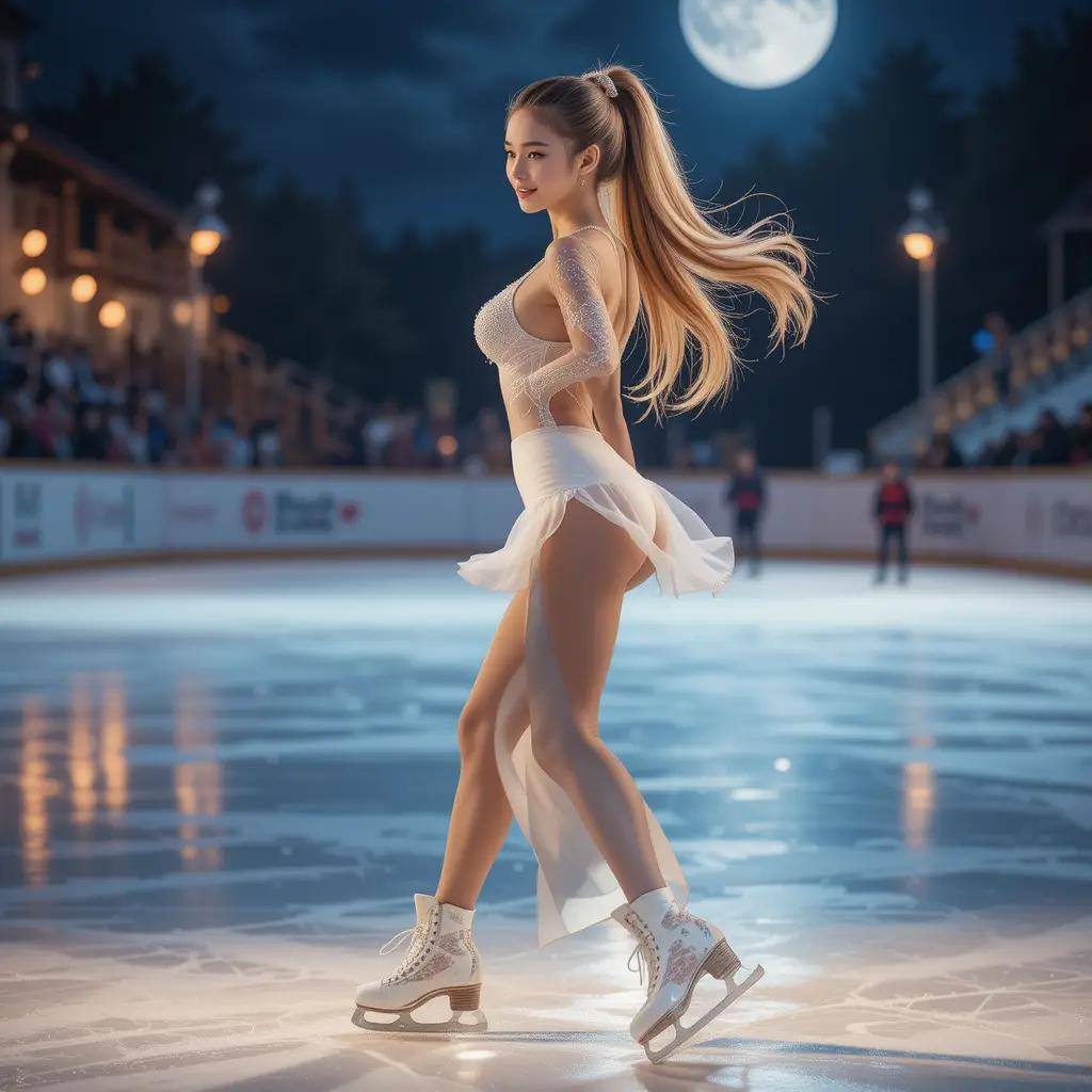 Woman skating