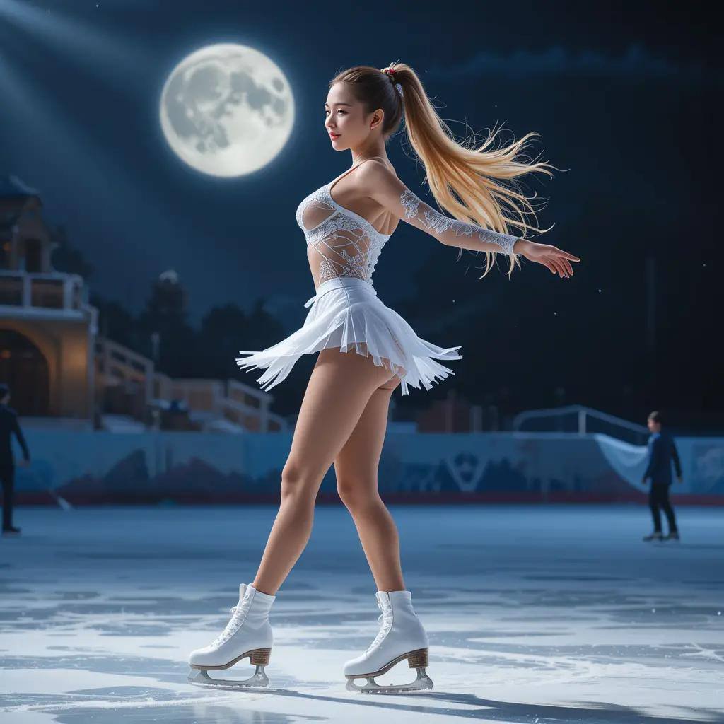 Woman skating