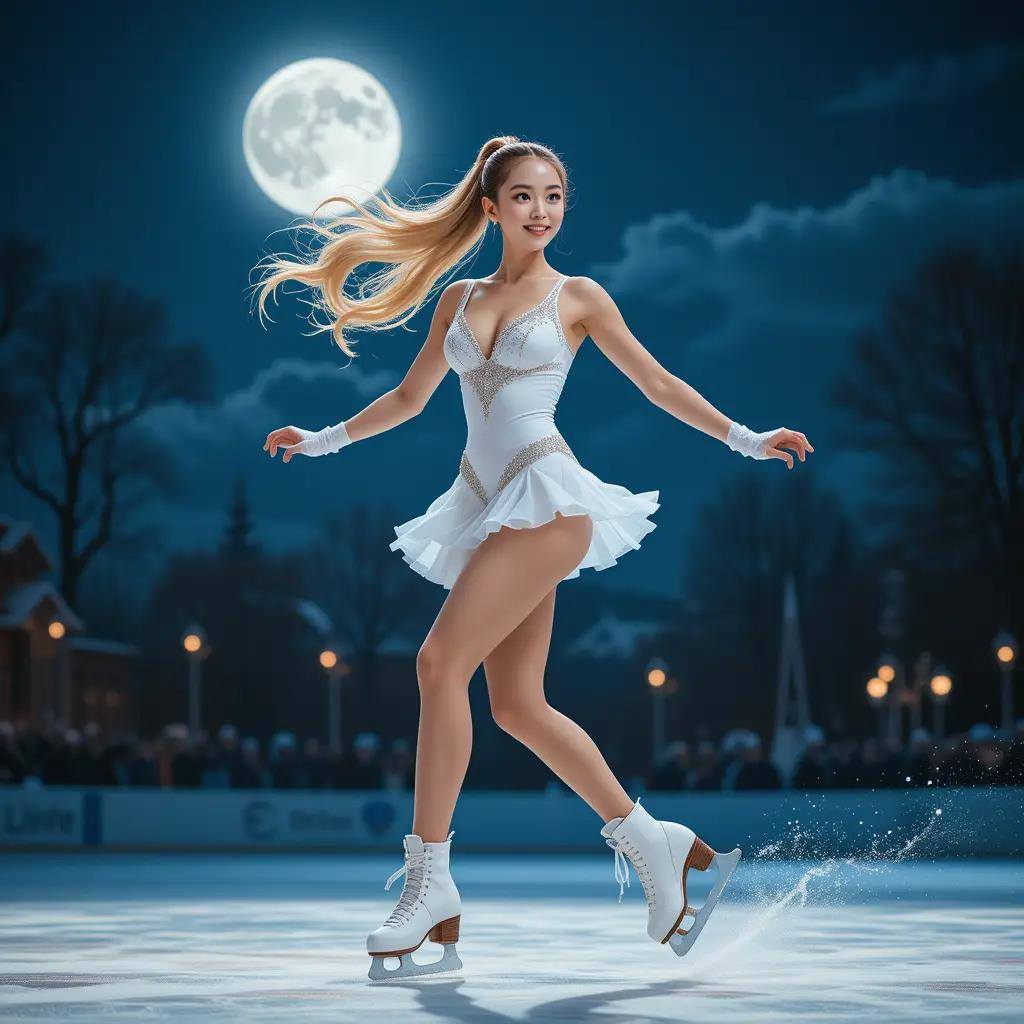 Woman skating