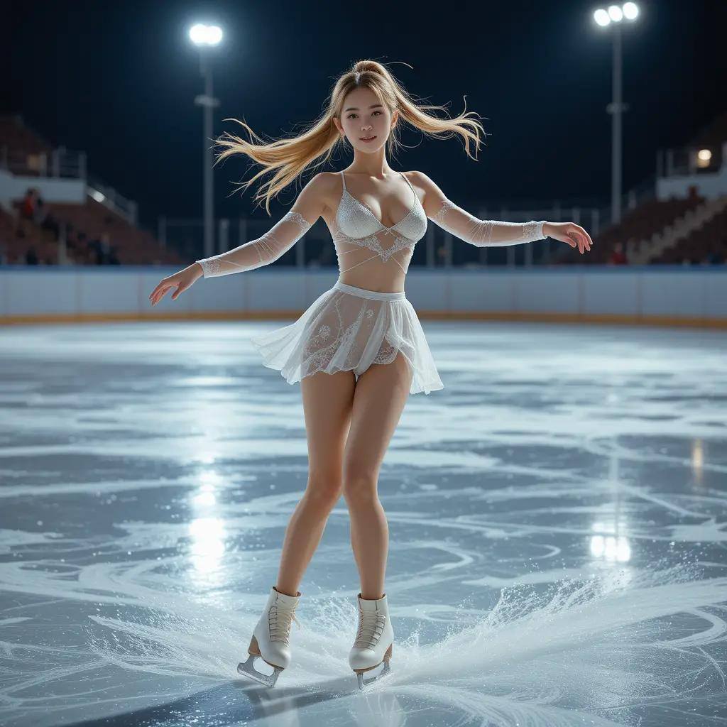Woman skating