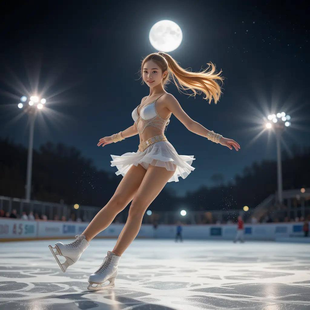 Woman skating