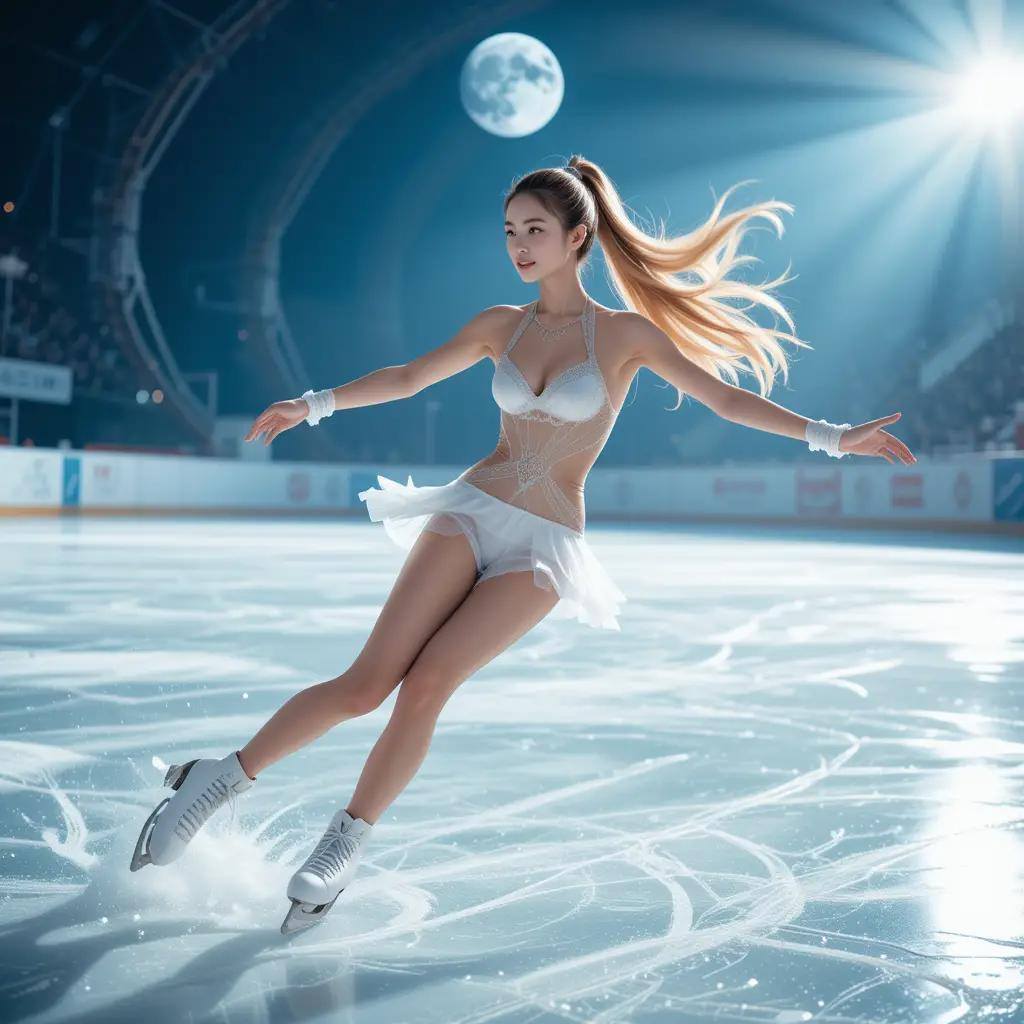 Woman skating