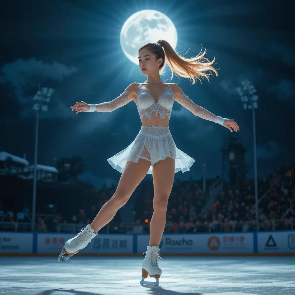 Woman skating