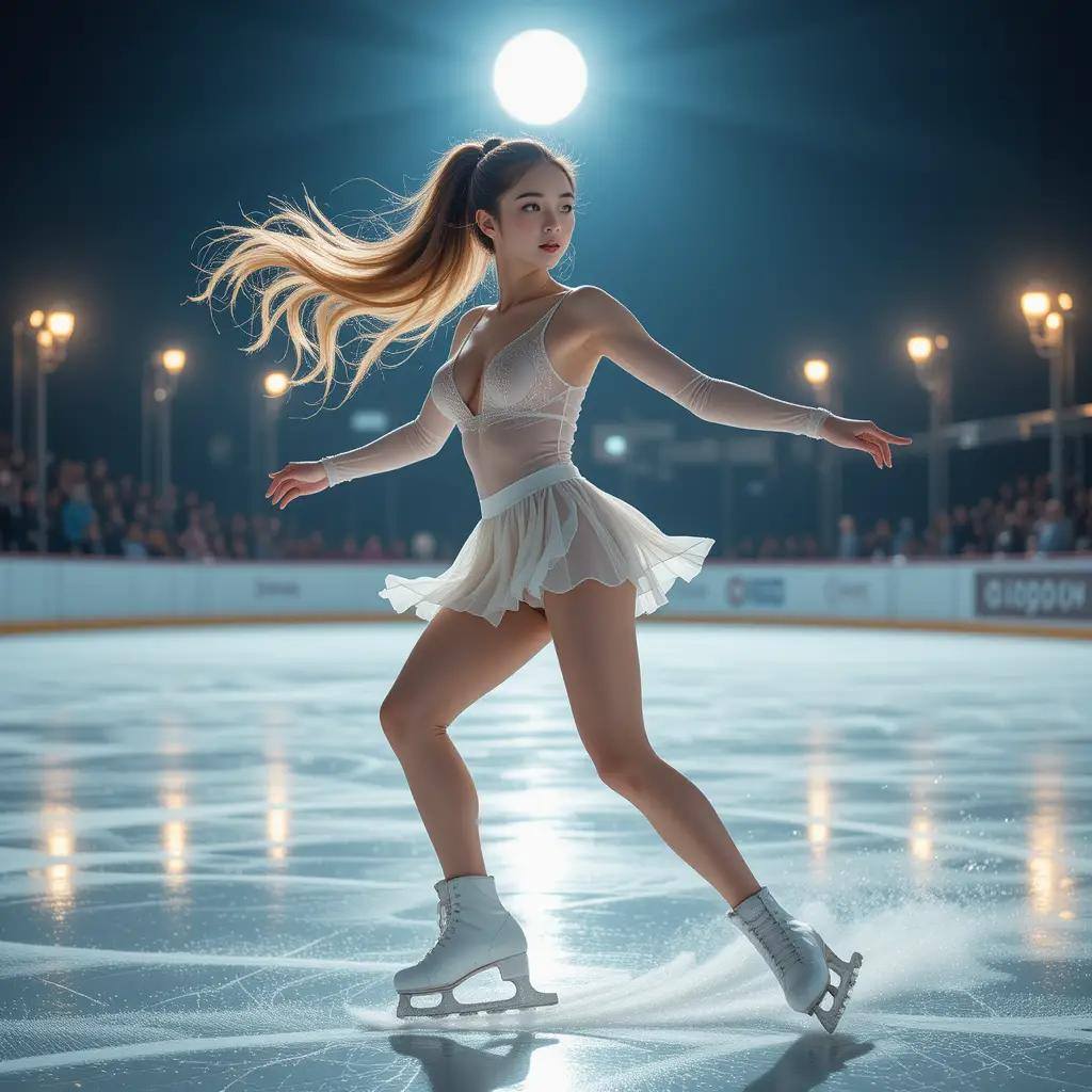 Woman skating