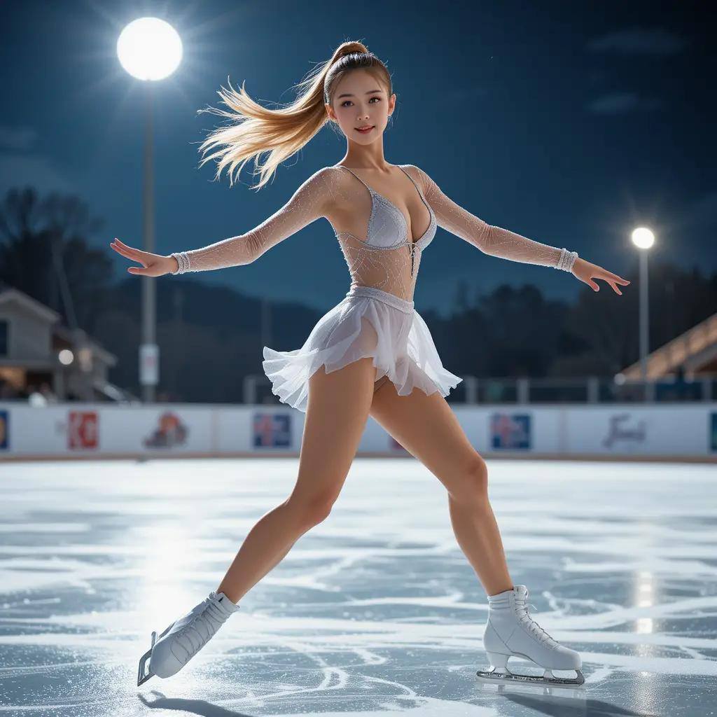 Woman skating