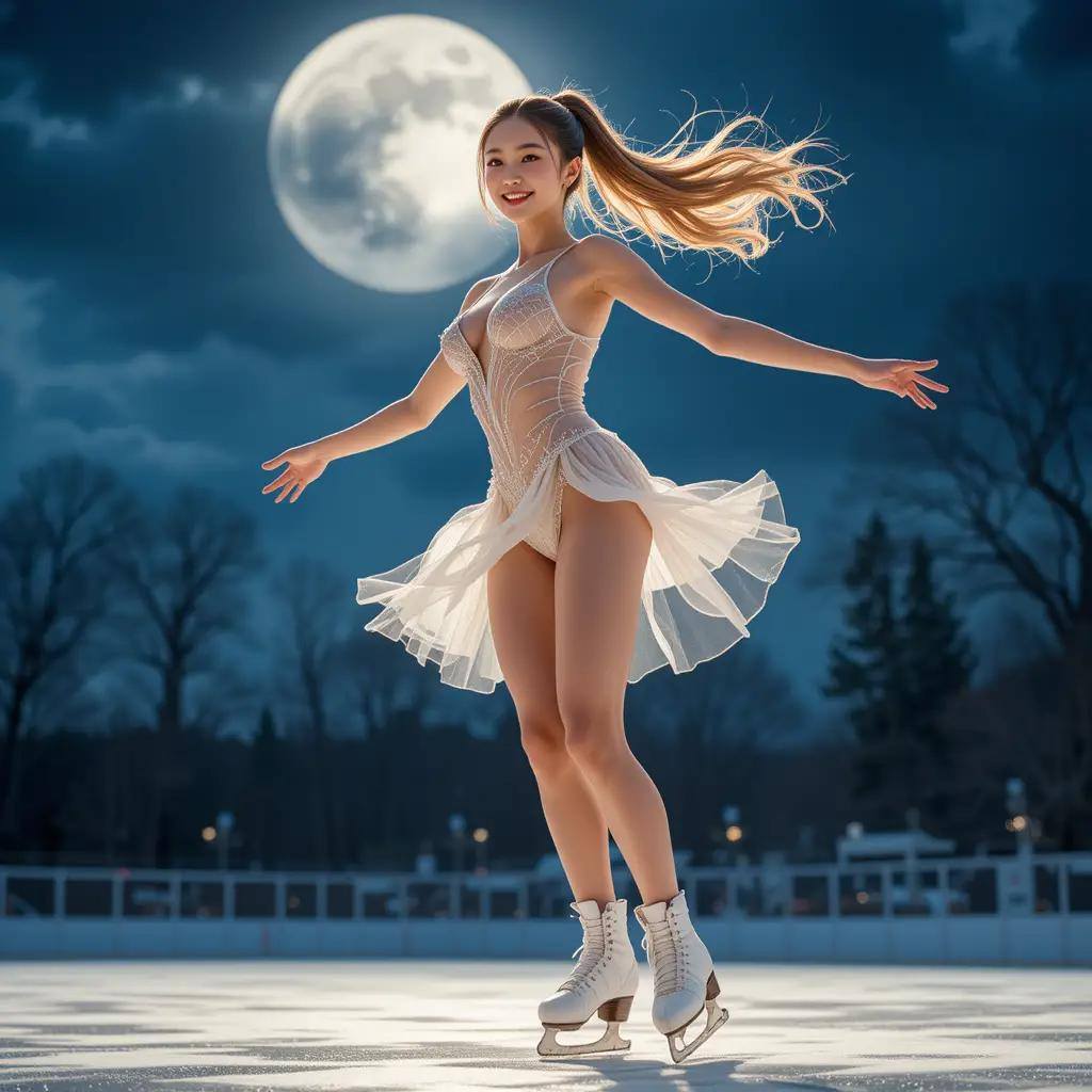 Woman skating